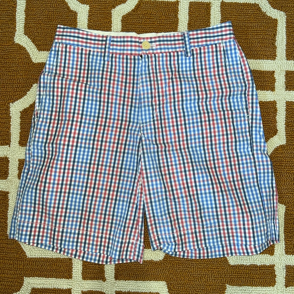 Men’s Vineyard Vines Classic Fit BREAKER GOLF Shorts Men's 32” Gingham
